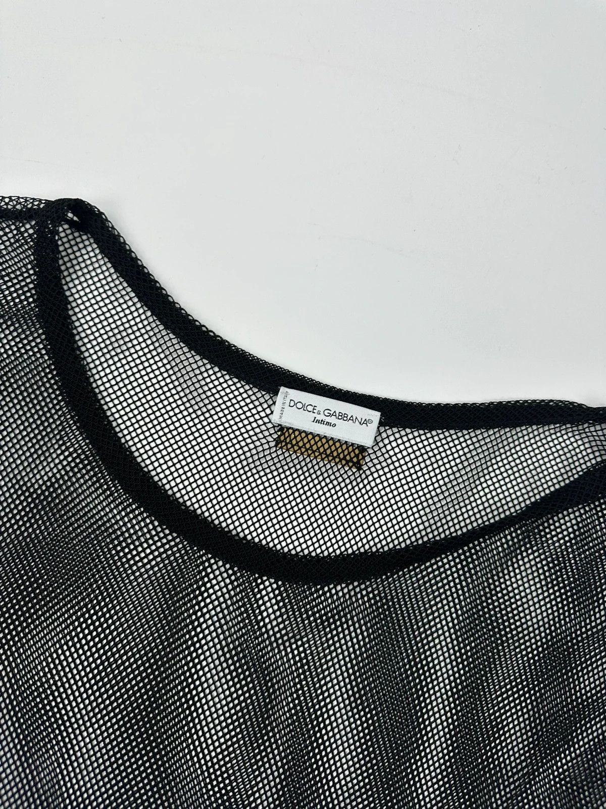 Dolce & Gabbana Dolce Gabbana 00’s Black Mesh Longsleeves Size M / US 6-8 / IT 42-44 - 2 Thumbnail