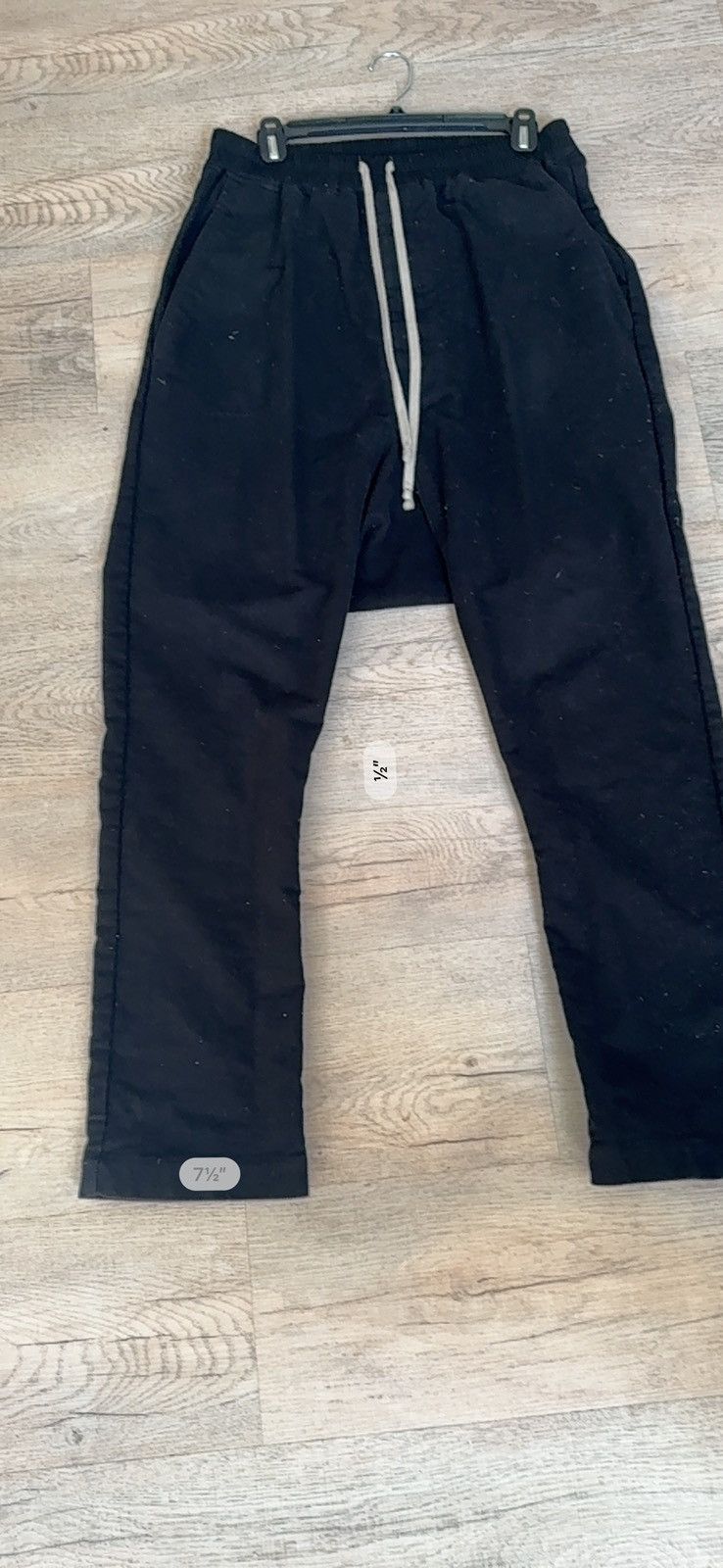 Rick Owens Rick Owens Drawstring Long Pant 48 Brushed Twill Size US 32 / EU 48 - 3 Thumbnail