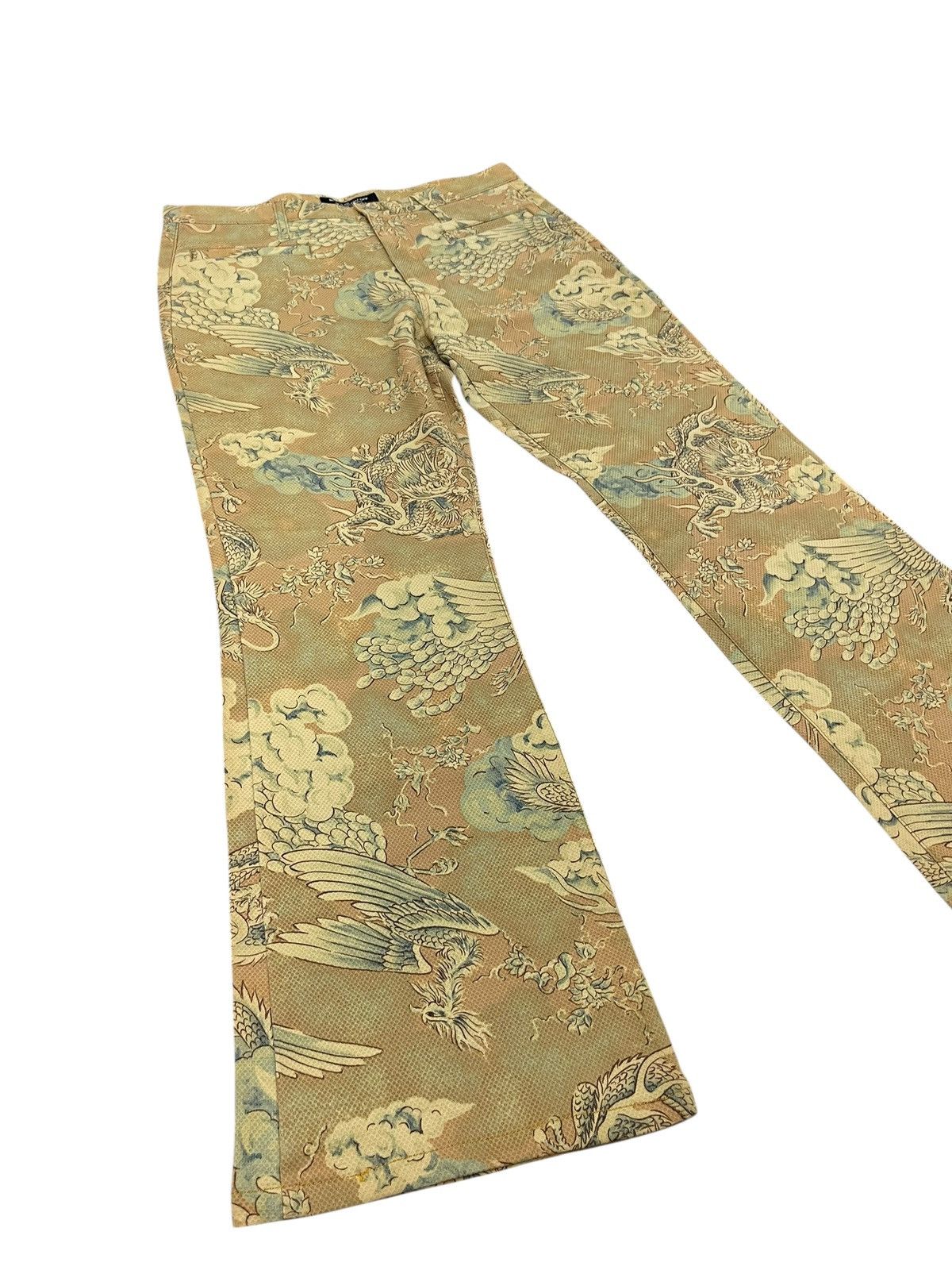 Japanese Brand Flare Jeans Men’s Batsu Fullprinted Dragons Boot Cut 4🟦0 Size US 32 / EU 48 - 1 Thumbnail