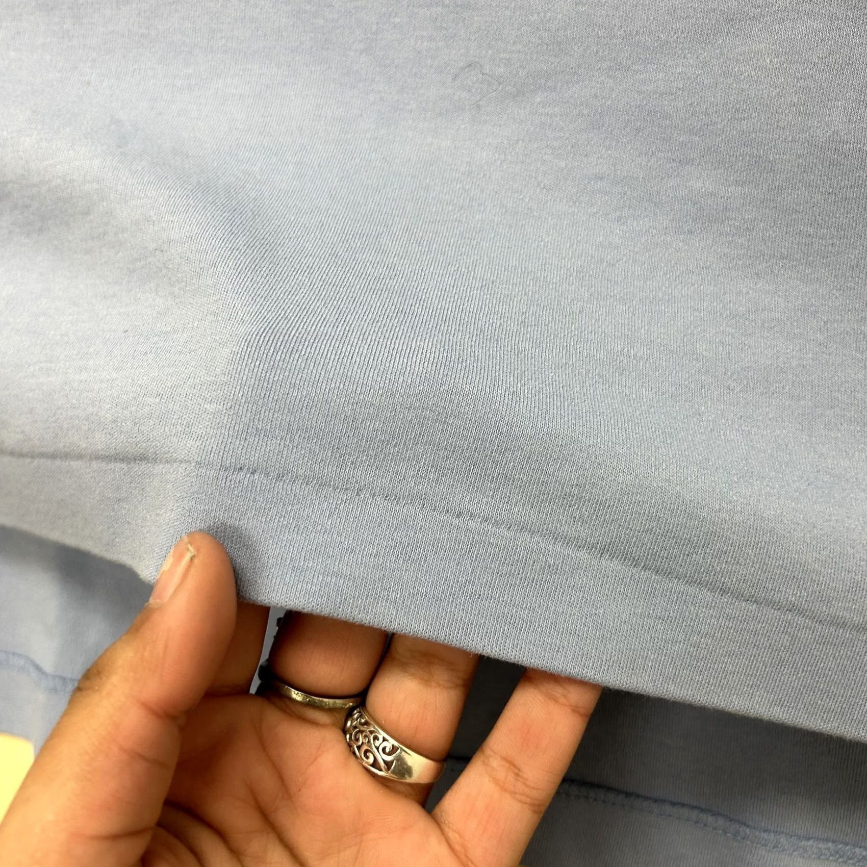 Polo Ralph Lauren VINTAGE Polo Ralph Lauren Polo Shirt Mens 2XL Blue Solid Cotton Short Sleeve Casual Size US XXL / EU 58 / 5 - 3 Thumbnail