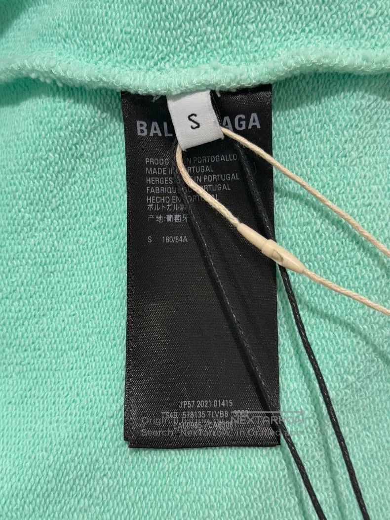 Balenciaga Balenciaga Back embroidered logo letter crewneck hoodie mi Size US S / EU 44-46 / 1 - 7 Thumbnail