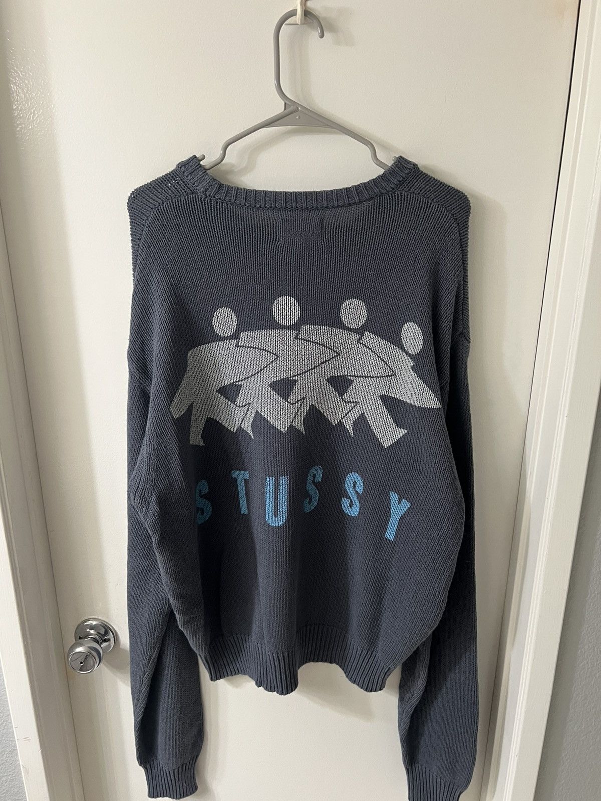 Stussy Stussy surfman knit sweater Size US XL / EU 56 / 4 - 1 Thumbnail
