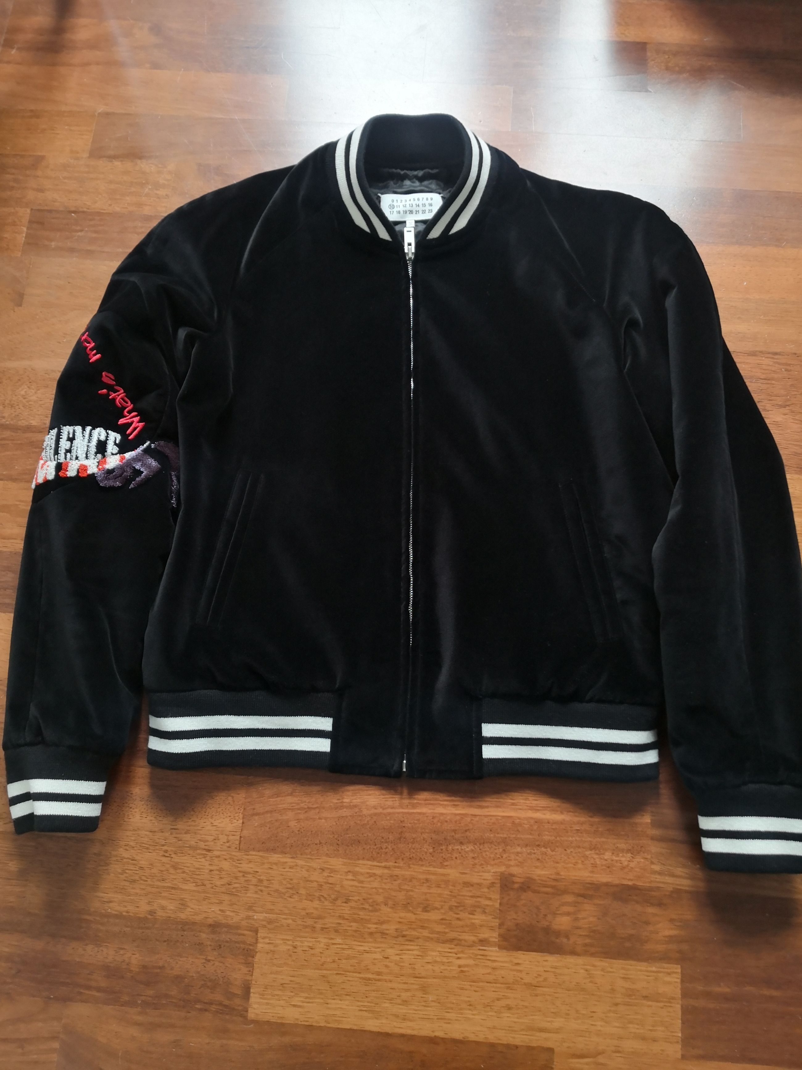 Maison Margiela Maison Martin Margiela Velvet Bomber Jacket | Grailed