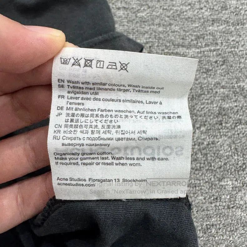 Acne Studios Acne Studios Embroidered Smile Distressed Tee. Size US XS / EU 42 / 0 - 6 Thumbnail