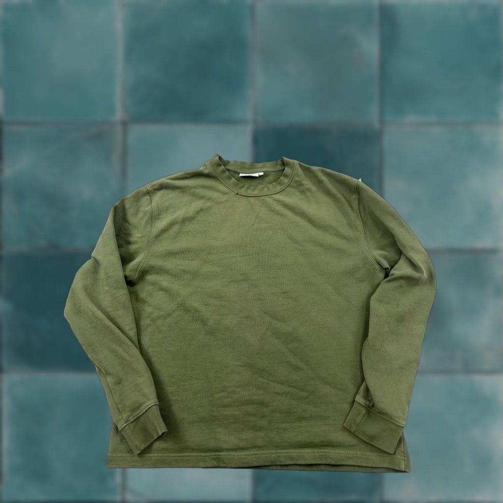 Weekday Weekday Sweatshirt Mens Large Green Crew Neck Pullover Jumper Jeffrey Size US L / EU 52-54 / 3 - 1 Thumbnail