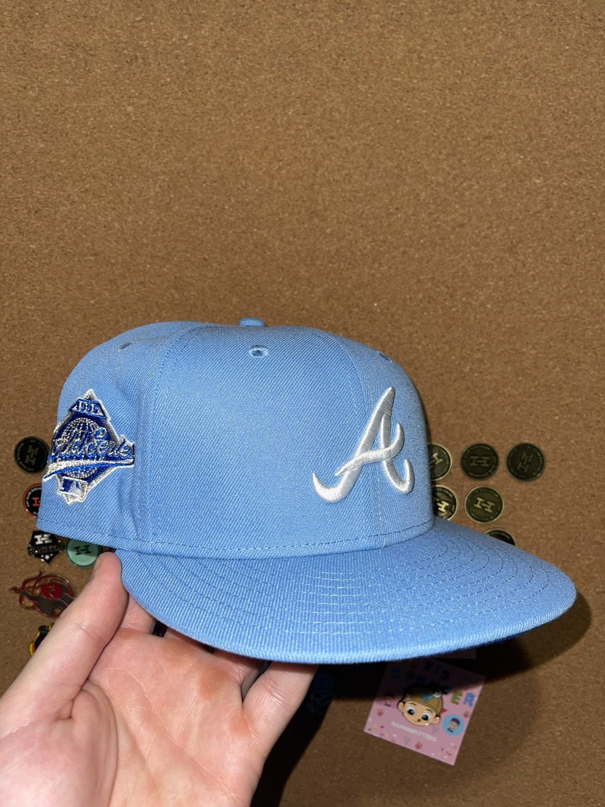 X ERIC EMANUEL ATLANTA BRAVES 59FIFTY SKY BLUE