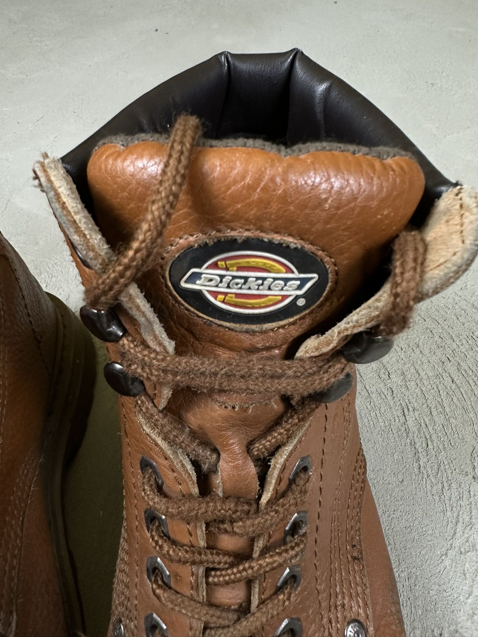 Dickies × Vintage Vintage Dickies Workwear Distressed Leather Boots Size US 7 / EU 40 - 8 Thumbnail