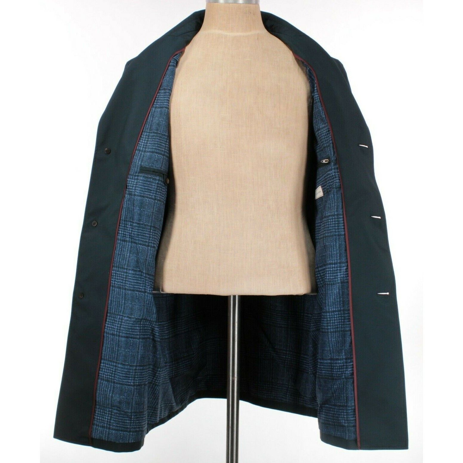 Luciano Barbera Luciano Barbera Jacket Size M US In Blue Polyester Size US M / EU 48-50 / 2 - 6 Thumbnail