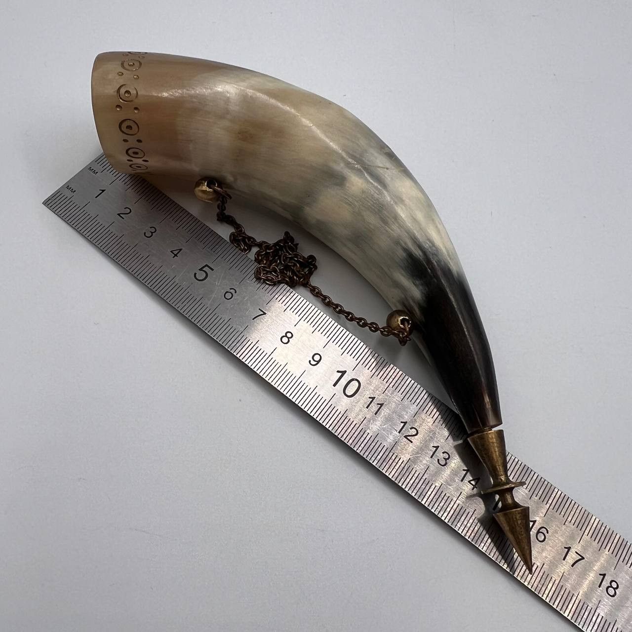 Vintage Vintage Soviet Caucasus Horn Wine Cup Taxidermy Souvenir Size ONE SIZE - 8 Thumbnail