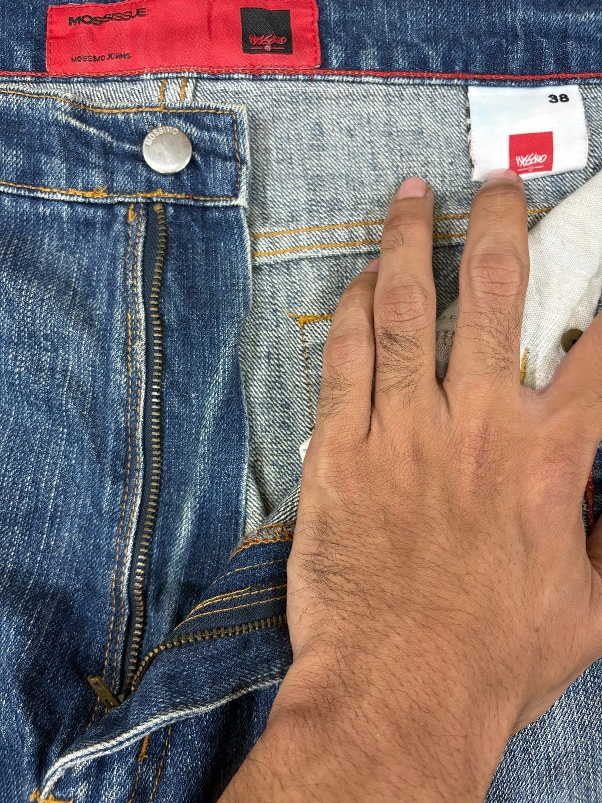 Mossimo Vintage Japanese Mossimo Faded Distressed Baggy Jeans Size US 38 / EU 54 - 9 Thumbnail