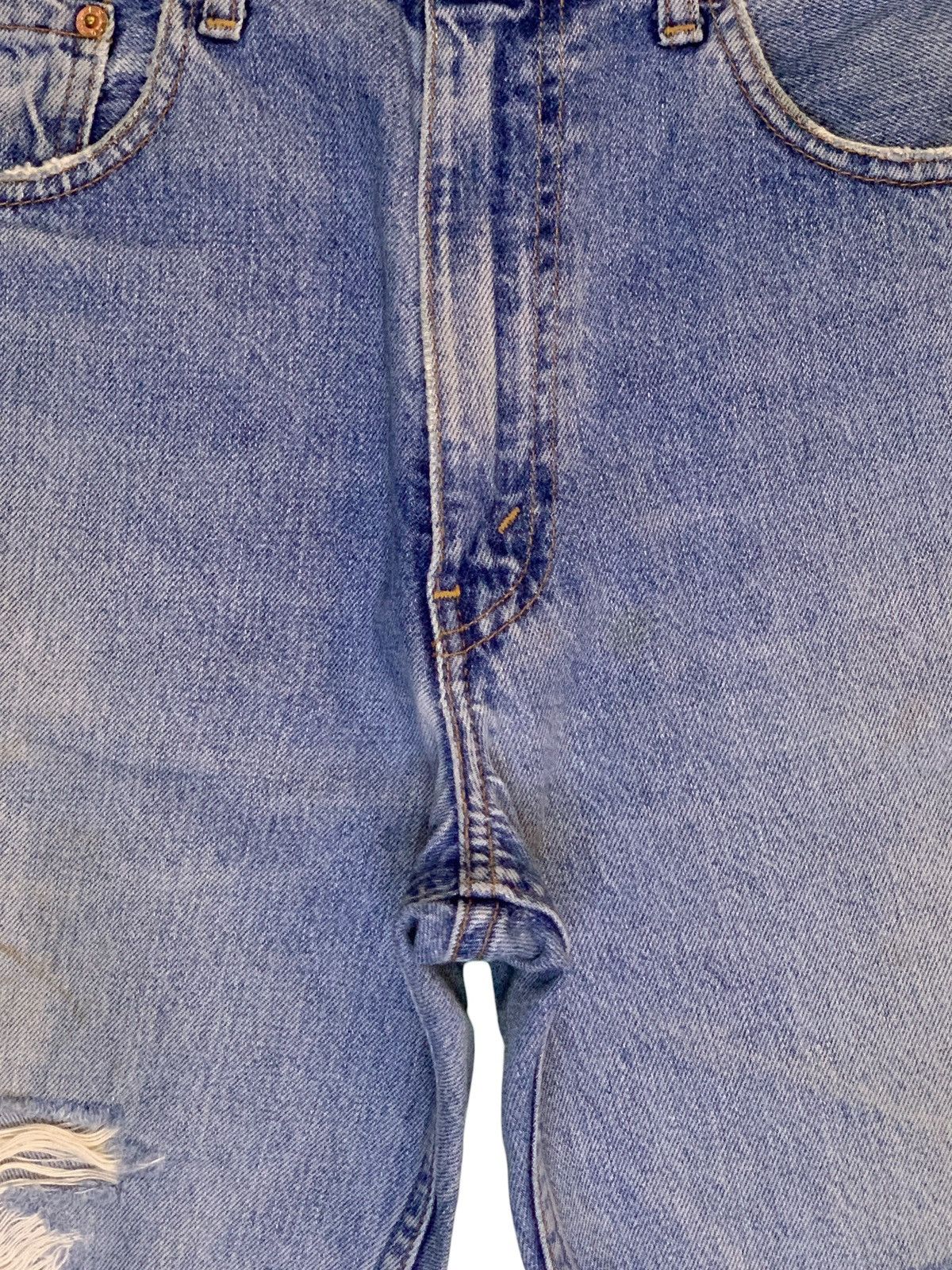Levi's SALES🔥Vintage 90s Levis 512 Distressed Jean Shorts Jorts Size US 31 - 7 Thumbnail