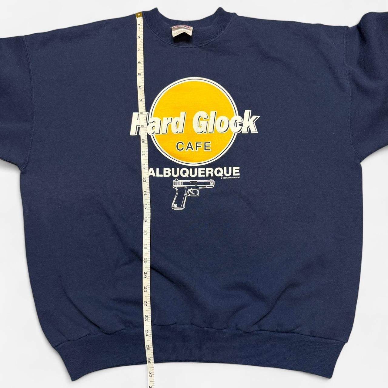 Vintage Vintage 1990s Hard Glock Cafe Albuquerque Crewneck Size US XL / EU 56 / 4 - 8 Thumbnail