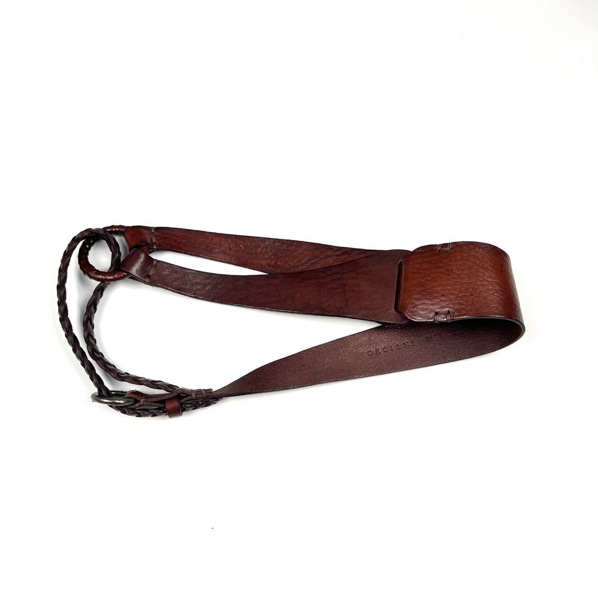 Orciani Orciani leather woven belt Size ONE SIZE - 6 Thumbnail