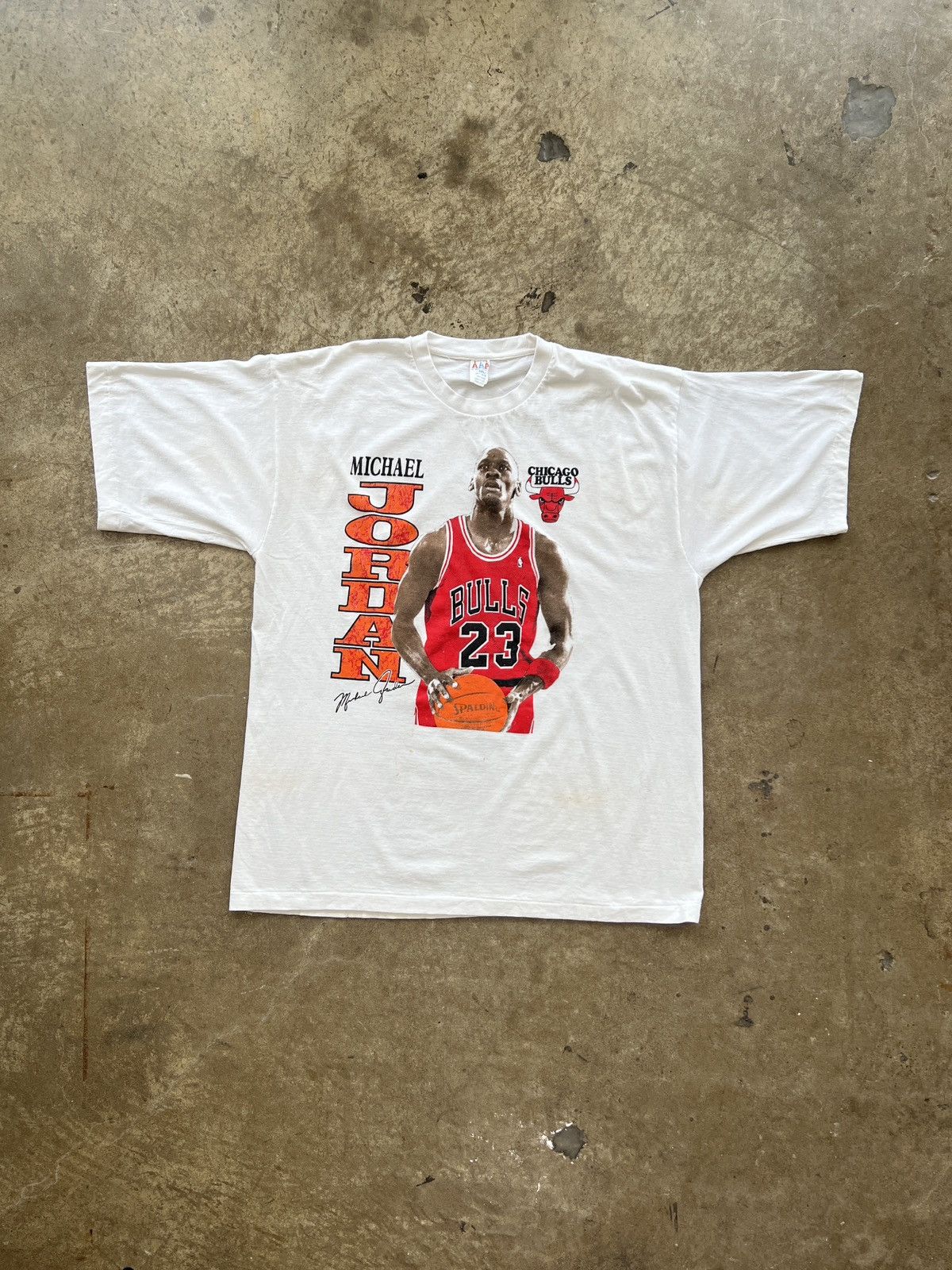 NBA Vintage 90s Michael Jordan Chicago Bulls BOOT Rap Tee XXL Size US XXL / EU 58 / 5 - 2 Thumbnail