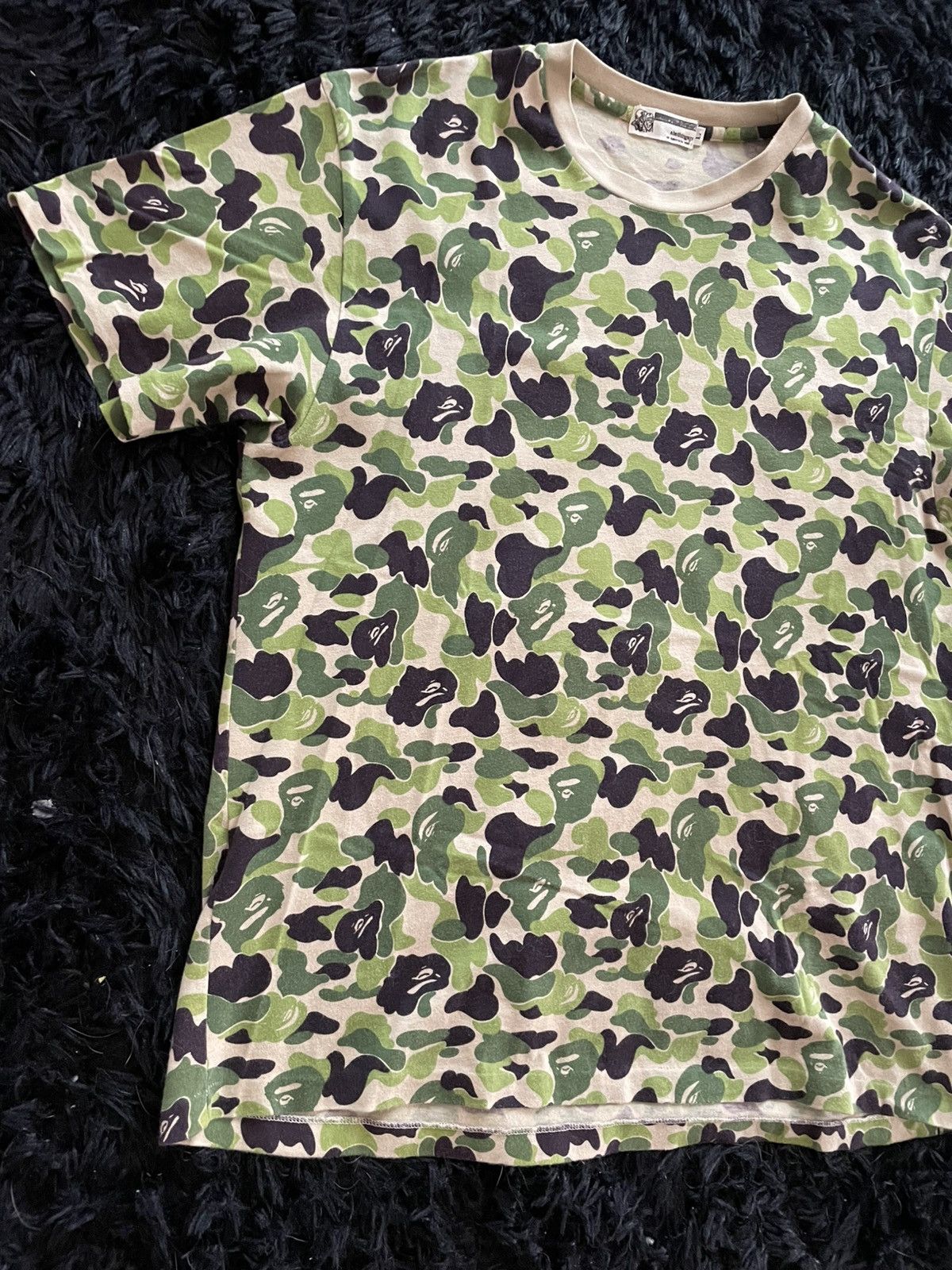 Bape Bape All Over Camo Tee Size US L / EU 52-54 / 3 - 2 Thumbnail