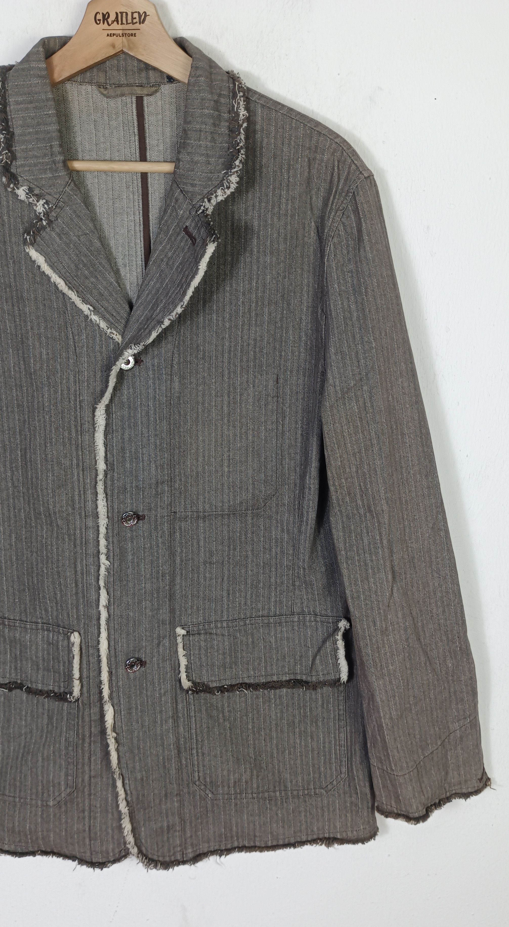 If Six Was Nine Drawn Work Stripe ifsixwasnine lgb style Men Jacket Size US M / EU 48-50 / 2 - 8 Thumbnail