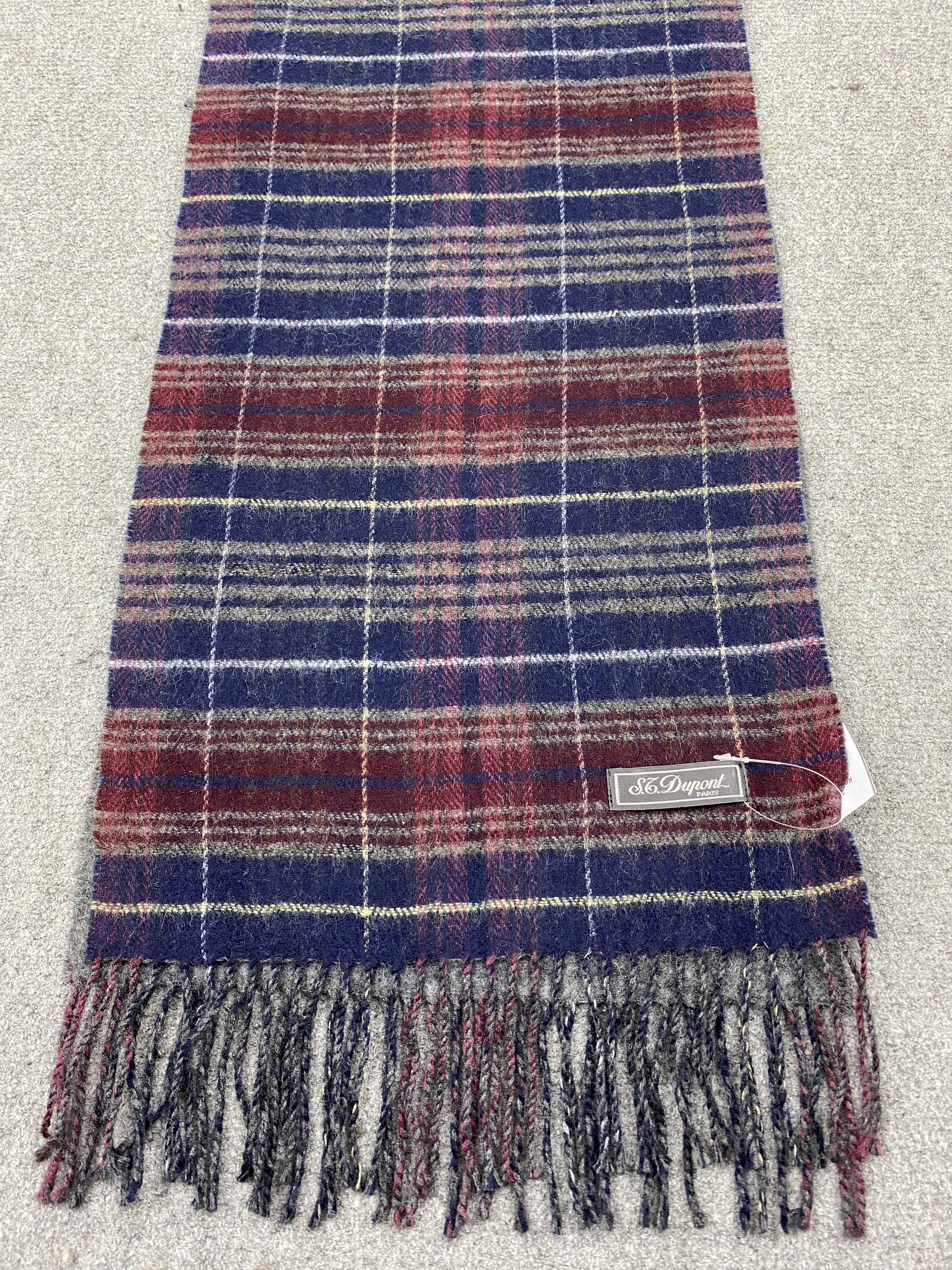 S.T. Dupont S.T Dupont Wool Scarf Muffler Neckwear SC0244 Size ONE SIZE - 4 Thumbnail