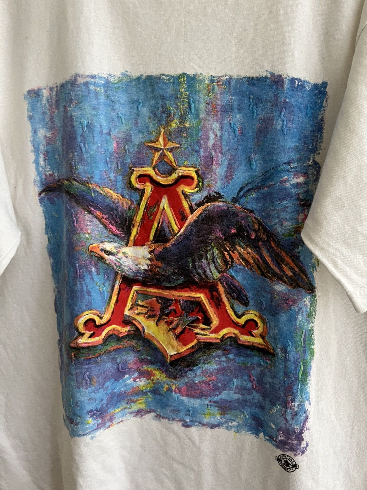 Vintage Vintage Anheuser Busch Beer Eagle T-Shirt AllSport USA 90s Size US XL / EU 56 / 4 - 6 Thumbnail