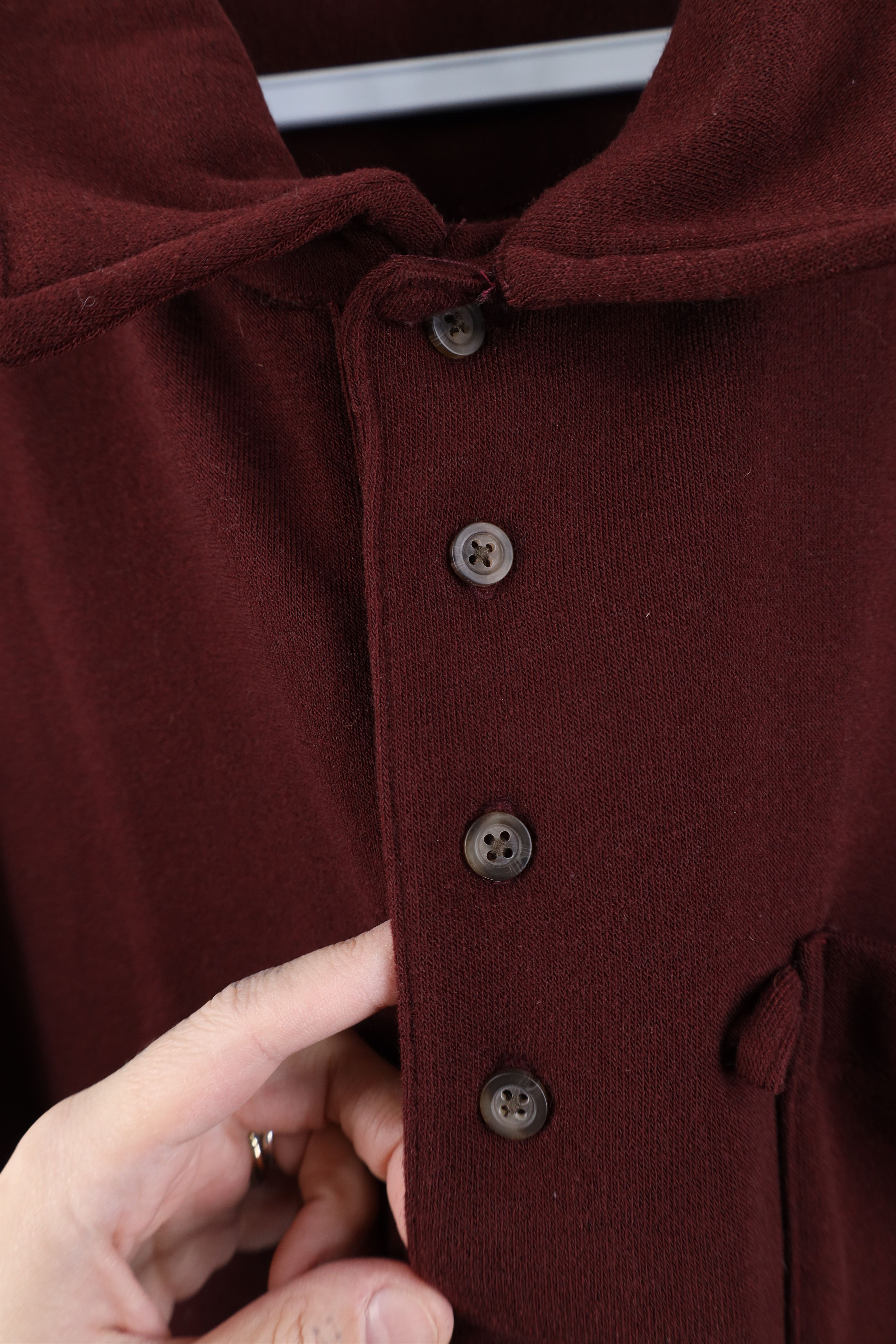 Vintage Vintage 90s Streetwear Collared Pullover Sweatshirt Red Size US XL / EU 56 / 4 - 10 Thumbnail