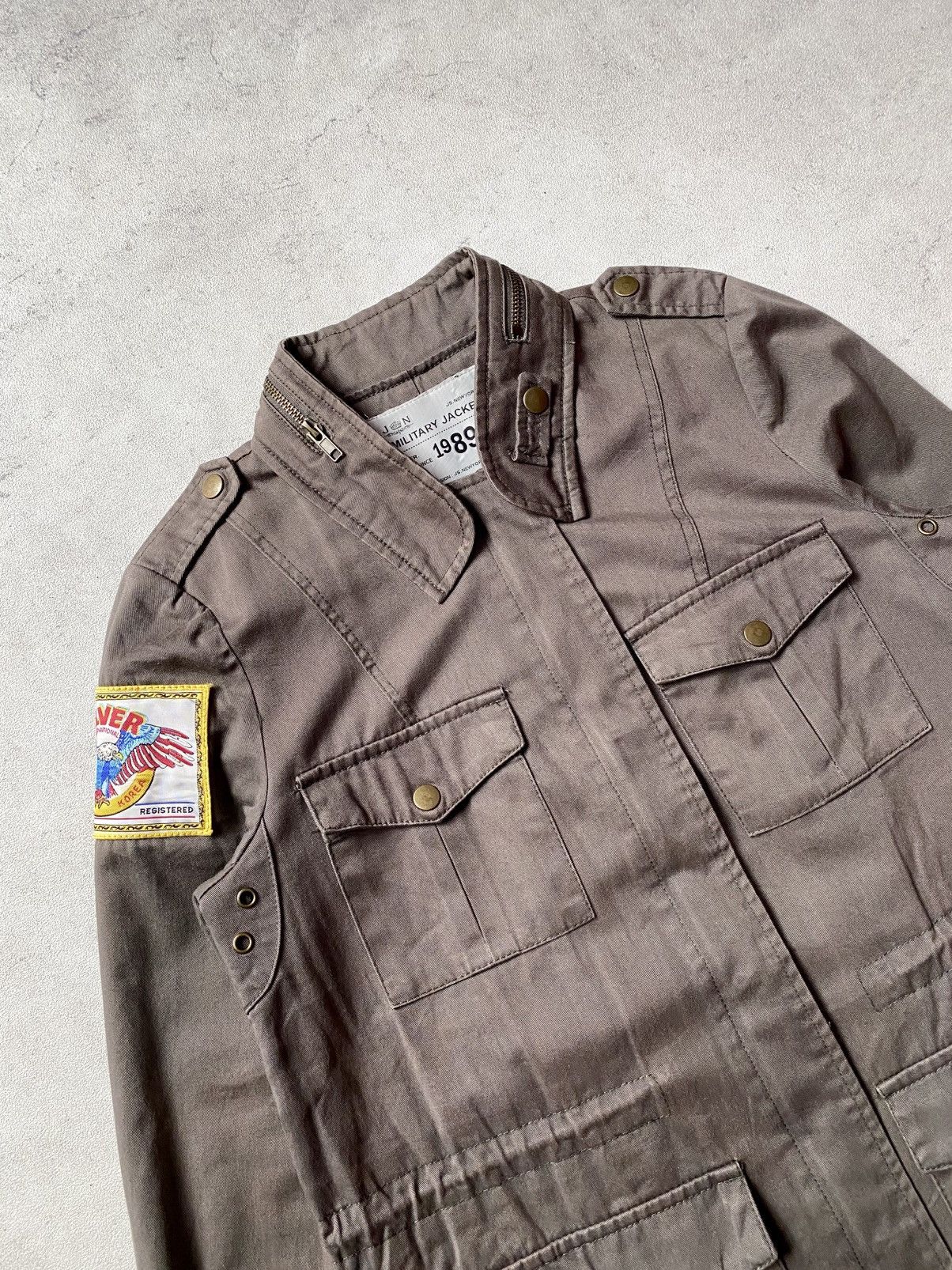 Japanese Brand JS New York Military Jacket Multipocket W/ Handcraft Accent Size US M / EU 48-50 / 2 - 4 Thumbnail