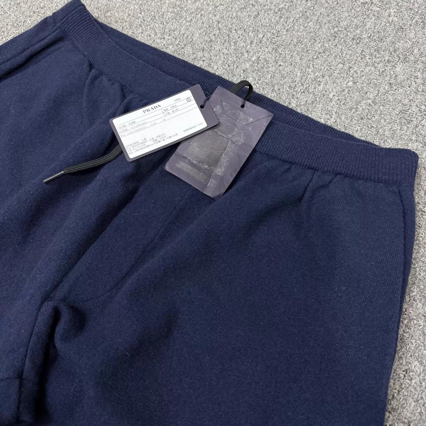 Prada Prada navy blue wool Triangle Logo chinos NWT 52 Size US 36 / EU 52 - 3 Thumbnail
