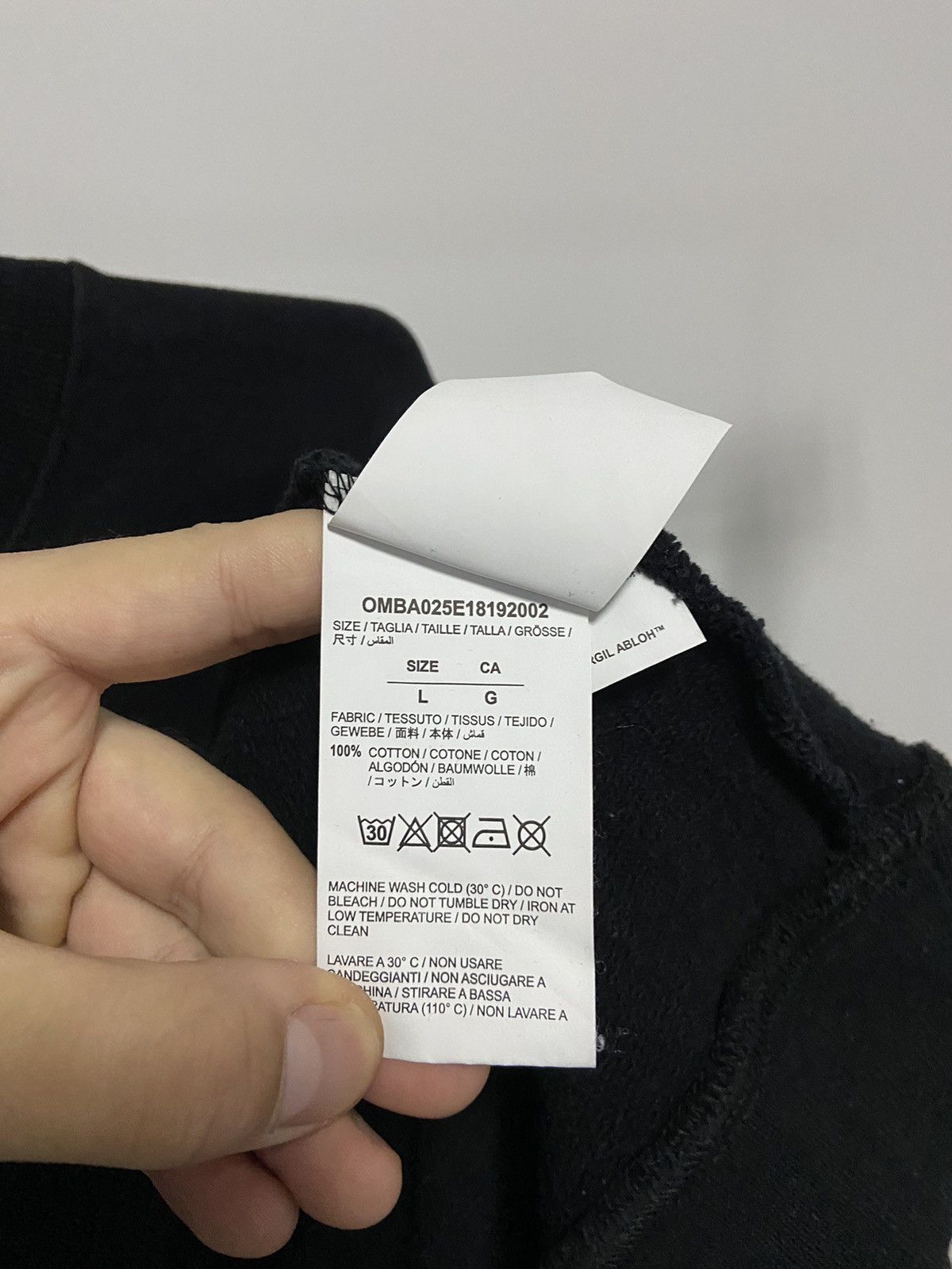 Off-White × Vintage Off white vintage big logo geometric sweatshirt Size US L / EU 52-54 / 3 - 7 Thumbnail