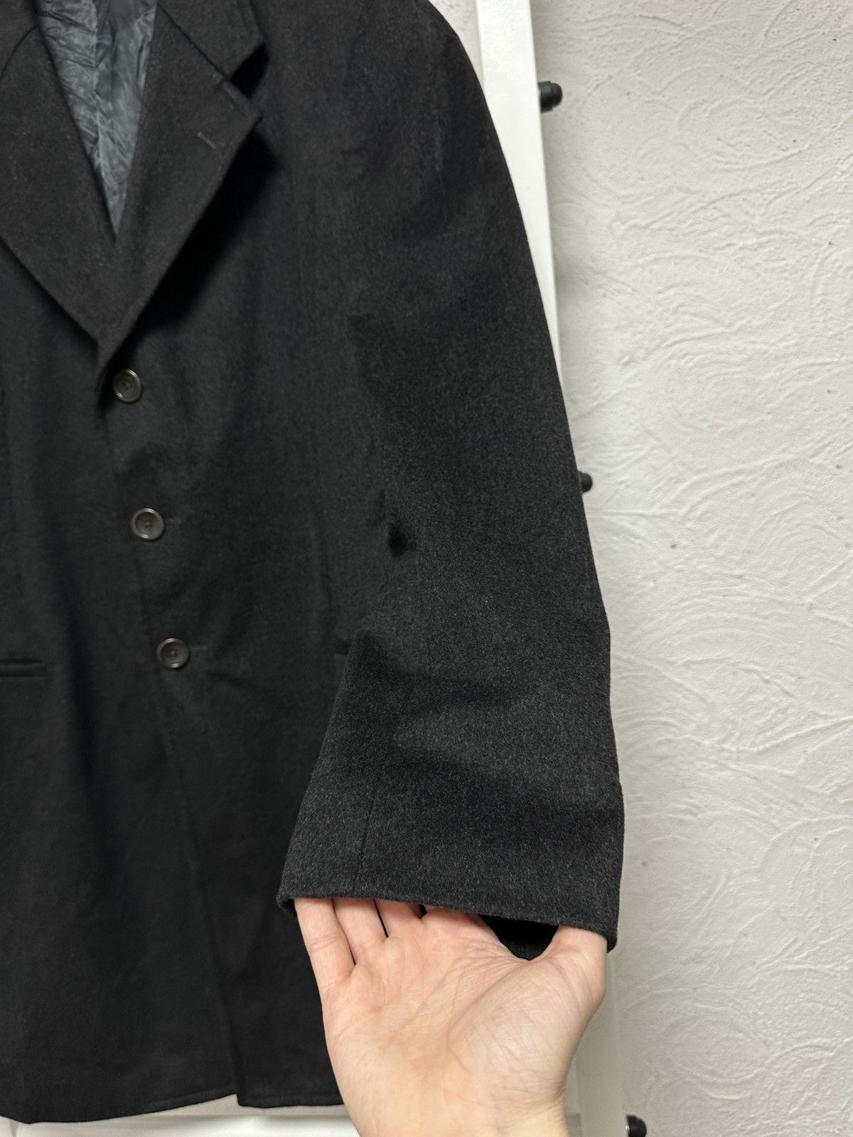 Armani Collezioni Men’s Gray Wool Coat Size L