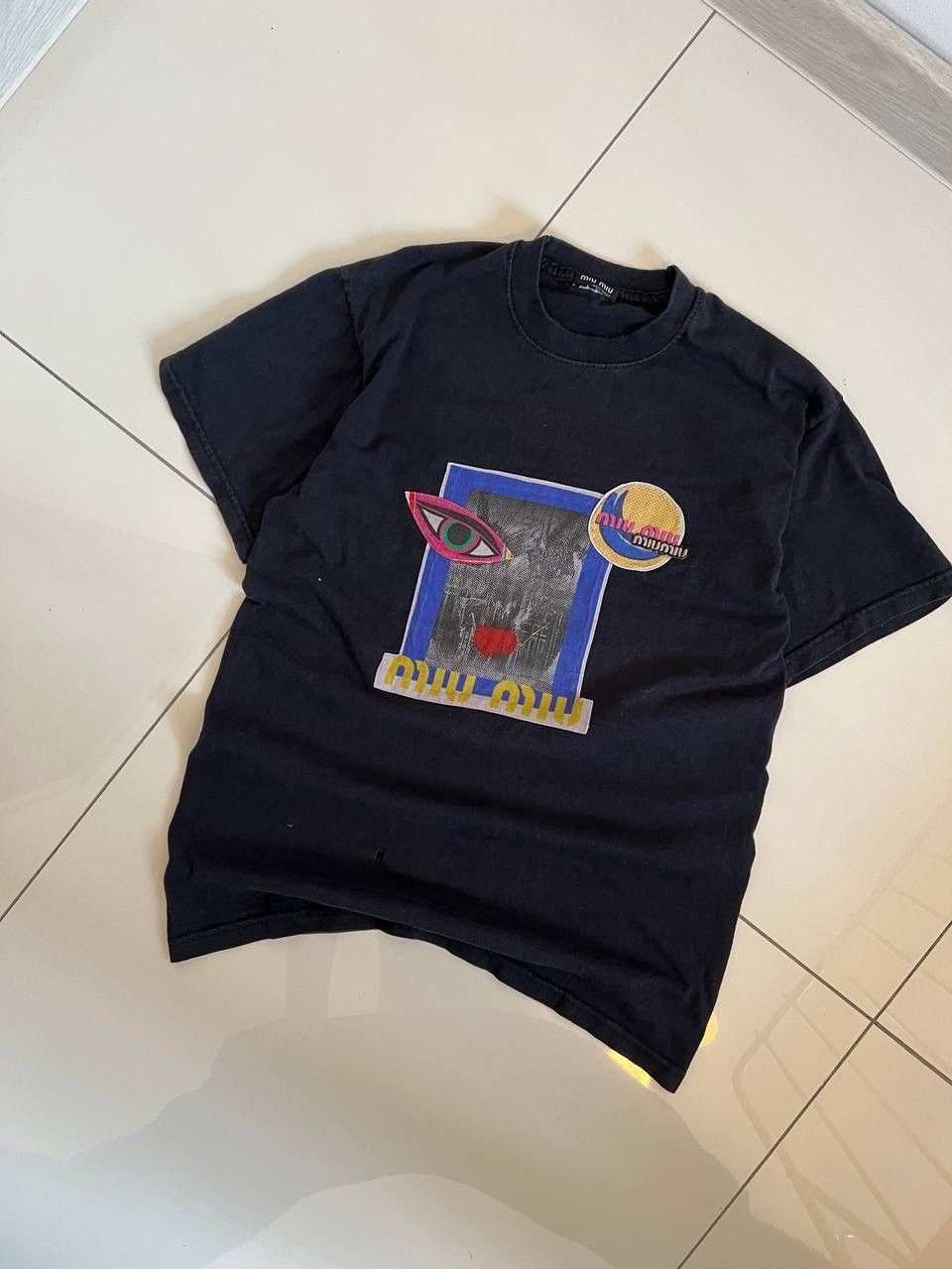 Vintage This vintage Miu Miu T-shirt is from the Spring/ Summer 1999 Size US S / EU 44-46 / 1 - 2 Thumbnail