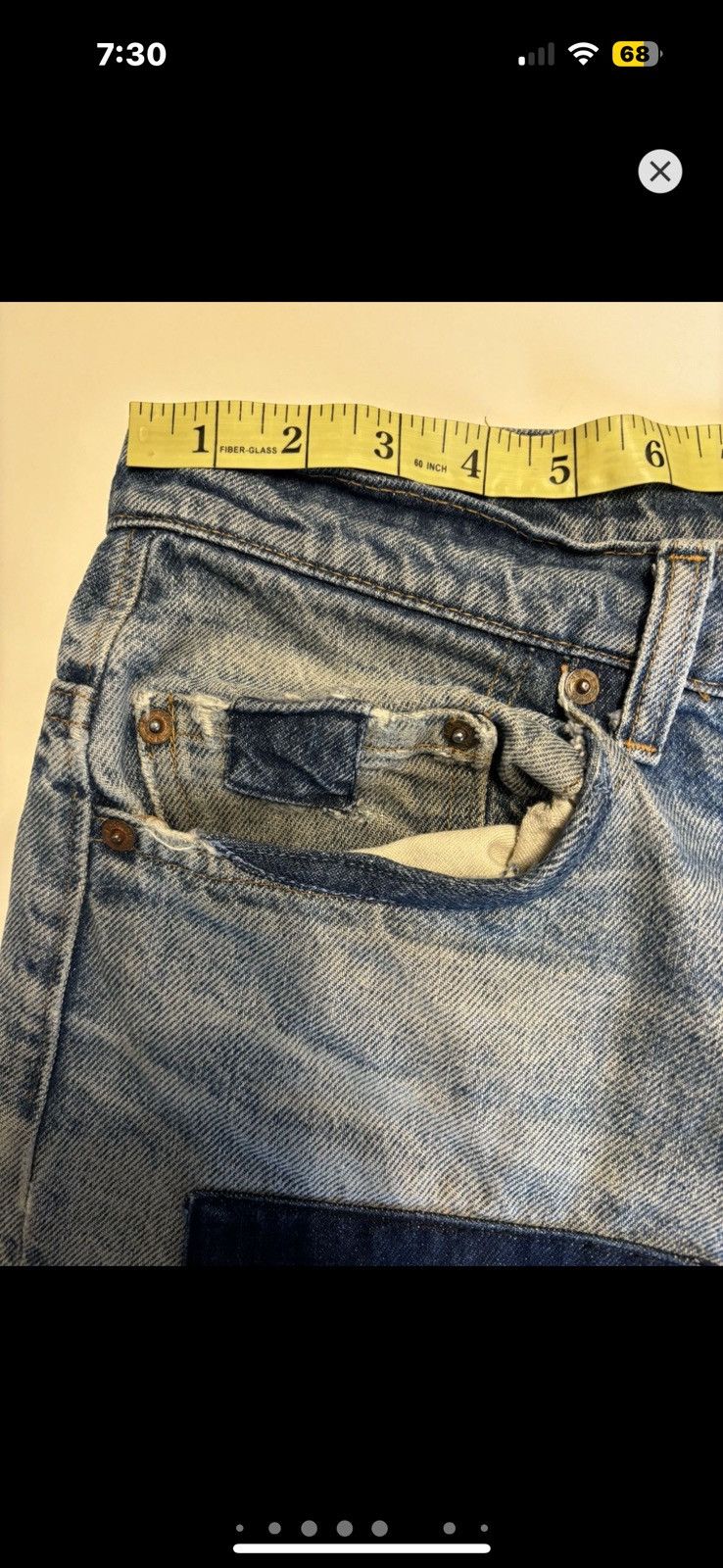 Levi's Vintage Clothing ***FINAL DROP***RARE 80s LEVIS PATCHWORK DISTRESS DENIM 36 Size US 36 / EU 52 - 17 Thumbnail