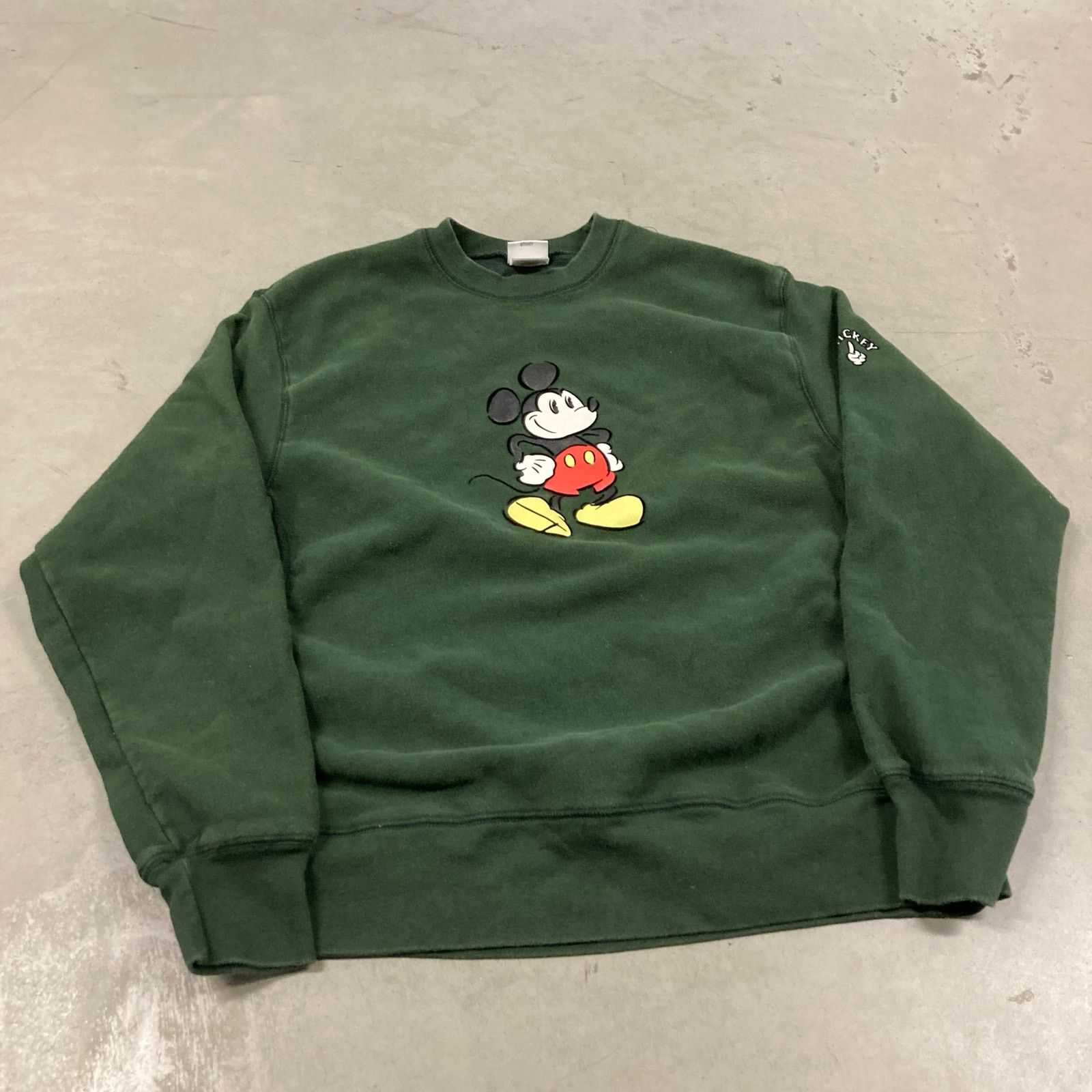 Disney × Vintage vintage y2k Mickey Mouse reverse weave sweatshirt Size US XL / EU 56 / 4 - 1 Thumbnail