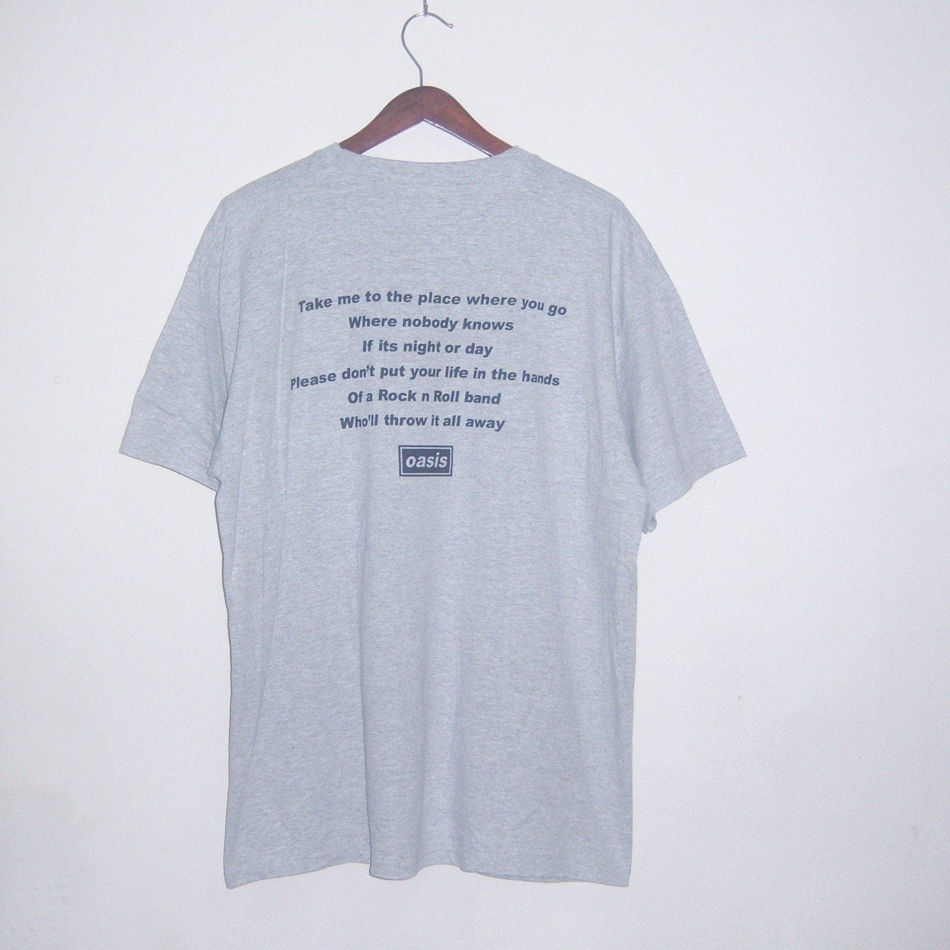Band Tees × Fruit Of The Loom Oasis - Dont look back in Anger Band Tees Size US XL / EU 56 / 4 - 5 Thumbnail