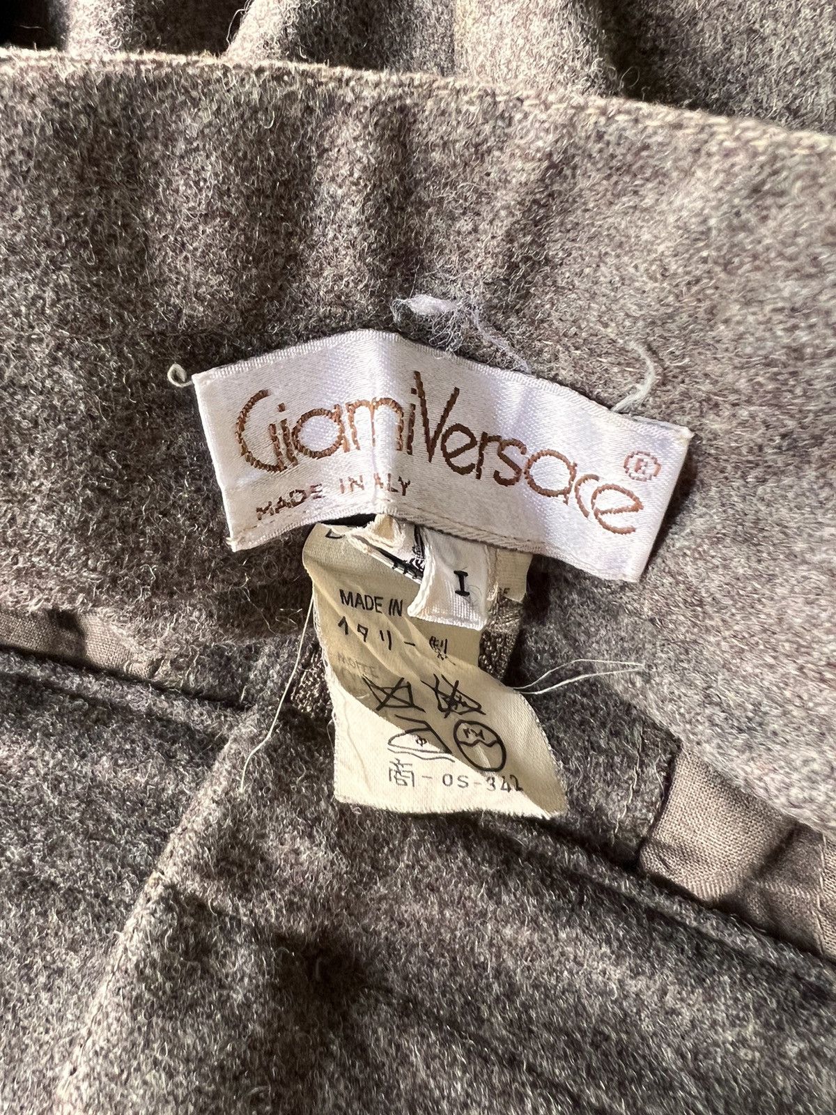 Versace Gianni Versace Baggy Wool Pant Size 26" / US 2 / IT 38 - 7 Thumbnail