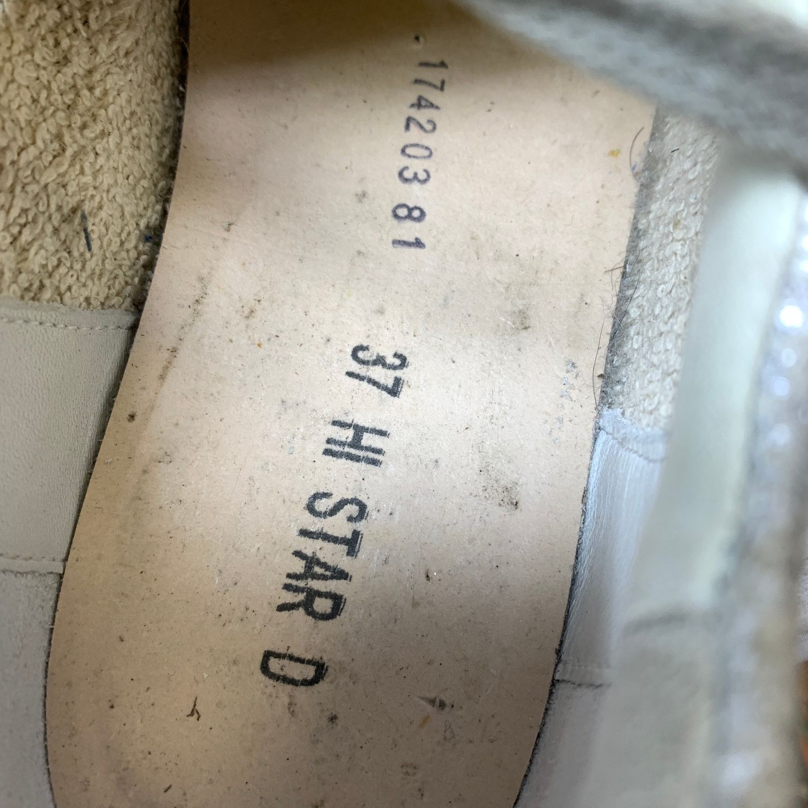 Golden Goose Golden Goose Hi Star Platform Sneakers 37 US 7 White Silver Size US 7 / IT 37 - 10 Thumbnail
