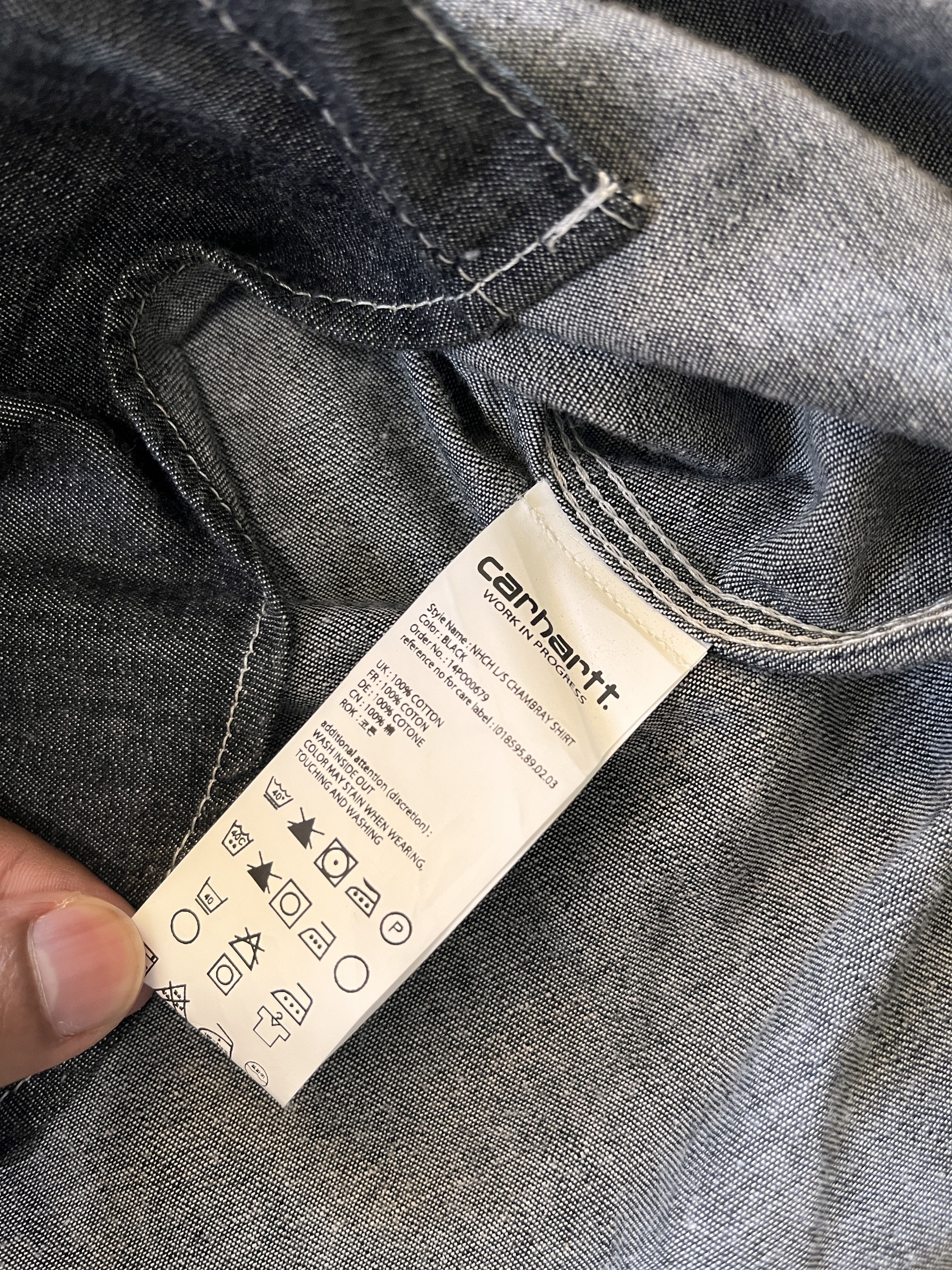 Carhartt × Neighborhood Carhartt WIP x Neighborhood Embroidered Denim Shirt Size US S / EU 44-46 / 1 - 6 Thumbnail