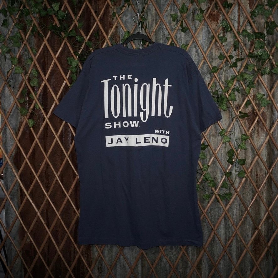 Vintage XXL - Vintage Y2K the Tonight Show with Jay Leno 90s t-shirt Size US XXL / EU 58 / 5 - 4 Thumbnail