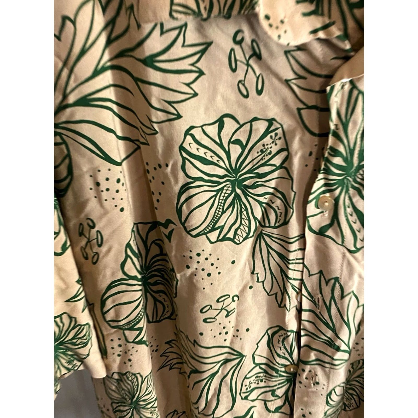 Vintage Missing Polynesia HAND MADE Indonesia BUTTON UP SHIRT 3XL SHORT SLEEVE Length34 Men Sharp Size US XXL / EU 58 / 5 - 4 Thumbnail