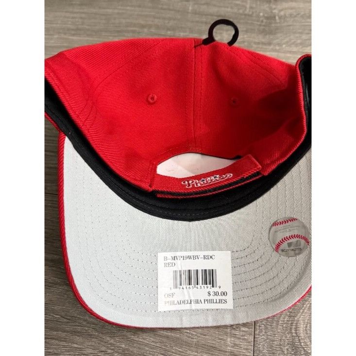 47 NWT 47 Philadelphia Phillies Hat Cap Strap Back Mens OS Maro Size ONE SIZE - 2 Thumbnail