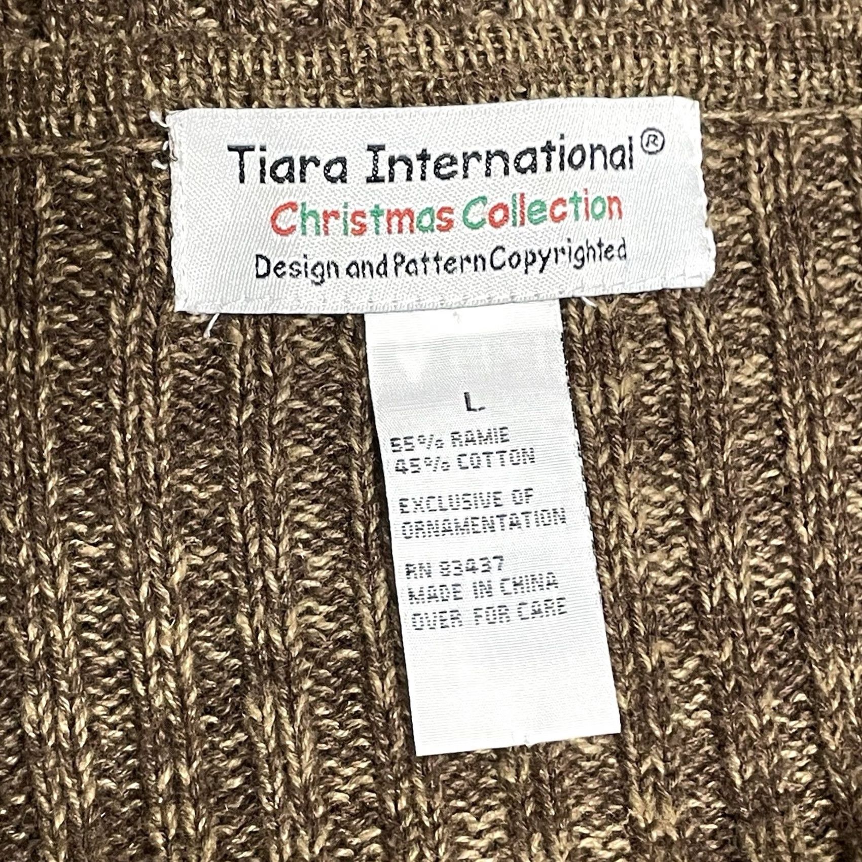Vintage VINTAGE Tiara International Women Santa Christmas Patchwork Zip Cardigan Sweater L Size L / US 10 / IT 46 - 5 Thumbnail