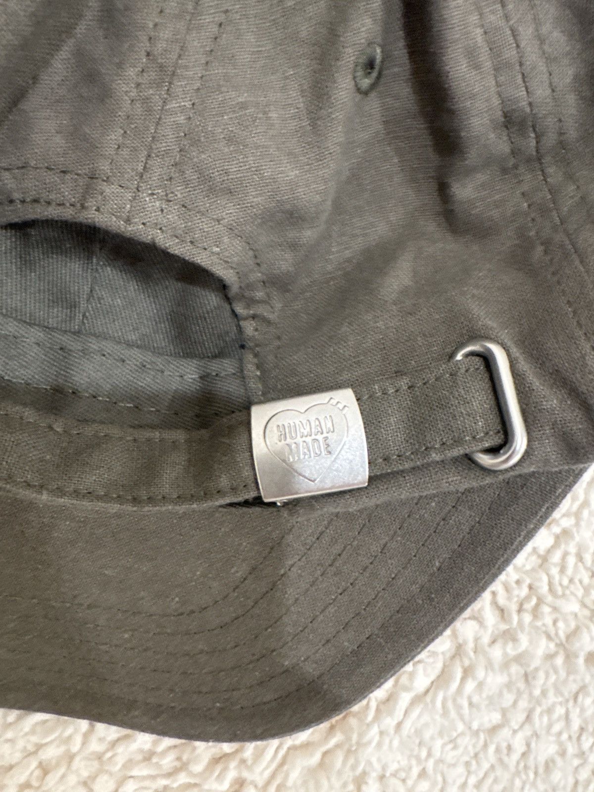 Human Made Human Made Embroidered Logo Cap Olive Size ONE SIZE - 3 Thumbnail
