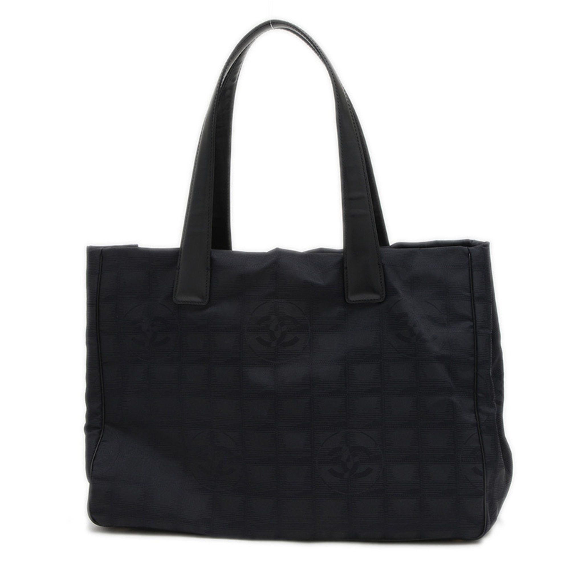 Chanel Travel Line Tote Mm Bag Black A15991, Women's