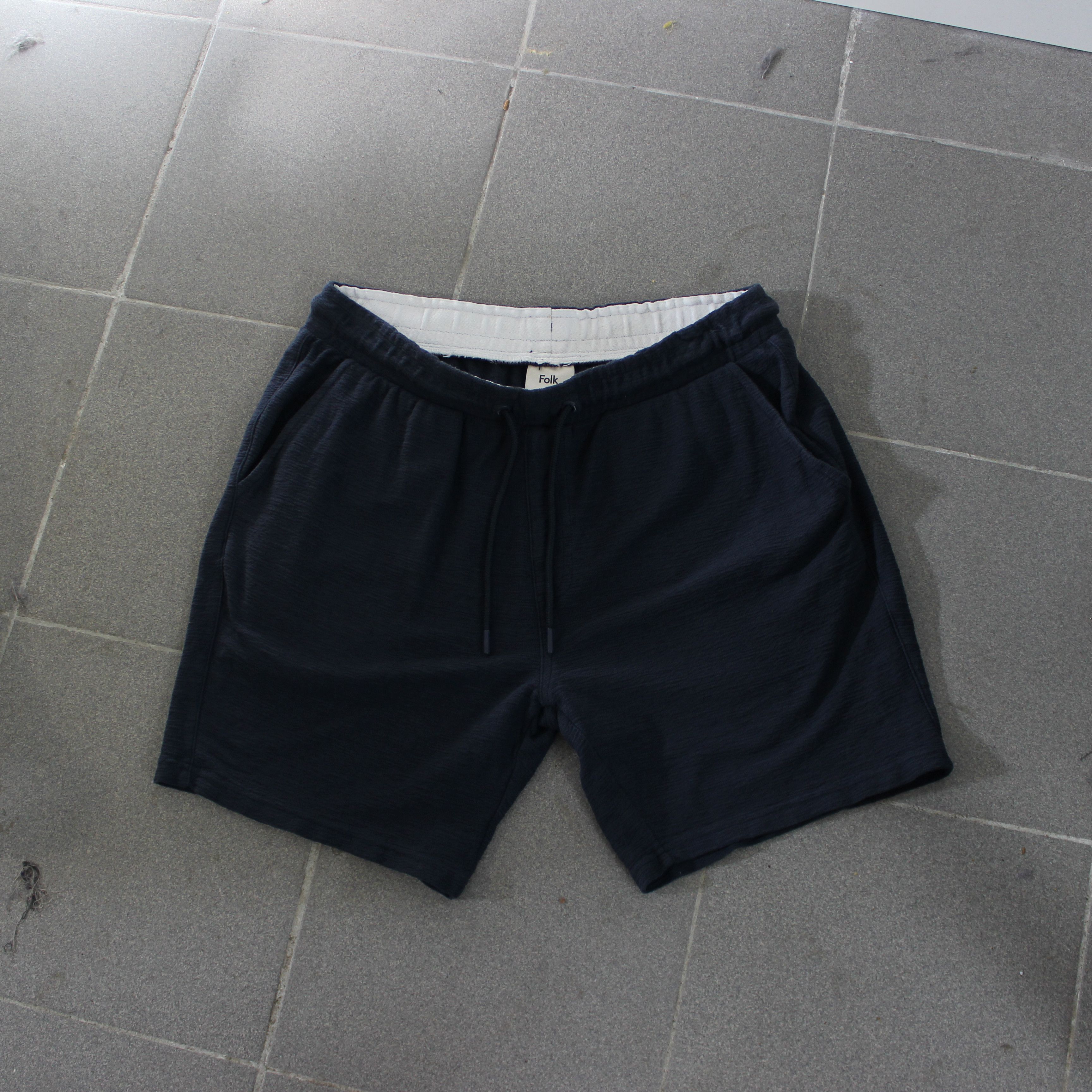 Folk Folk men short cotton blue L Size US 34 / EU 50 - 5 Thumbnail