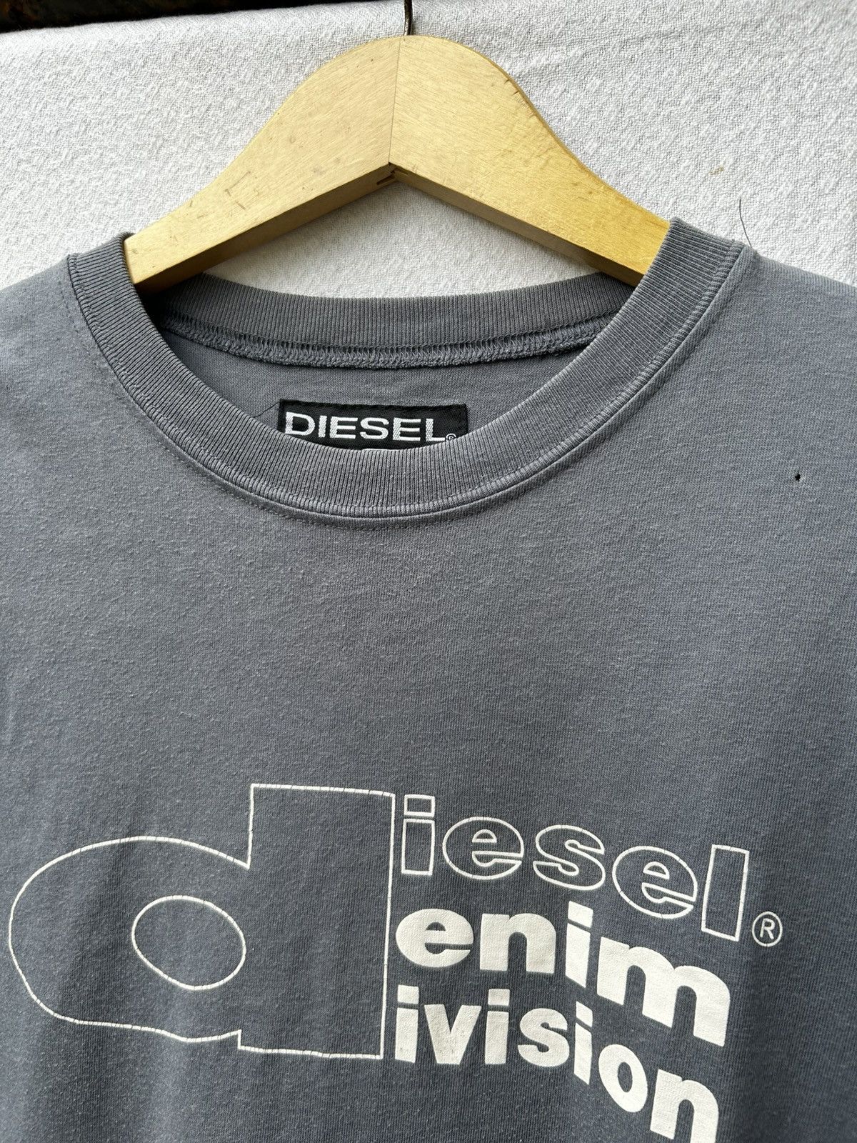 Diesel × Japanese Brand × Vintage Diesel Aproved Denim Division Tee Size US L / EU 52-54 / 3 - 5 Thumbnail