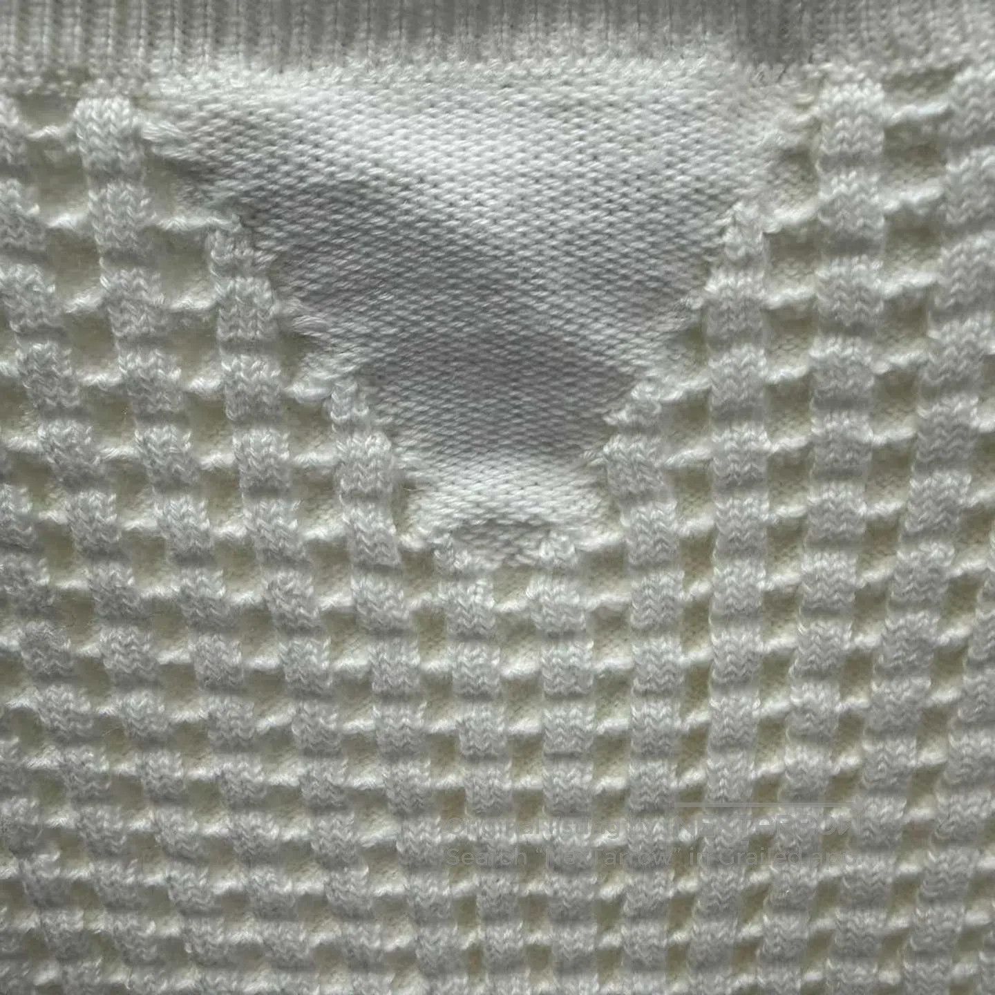 Bottega Veneta Bottega Veneta White Plaid Knit Sweater| Size S / US 4 / IT 40 - 4 Thumbnail