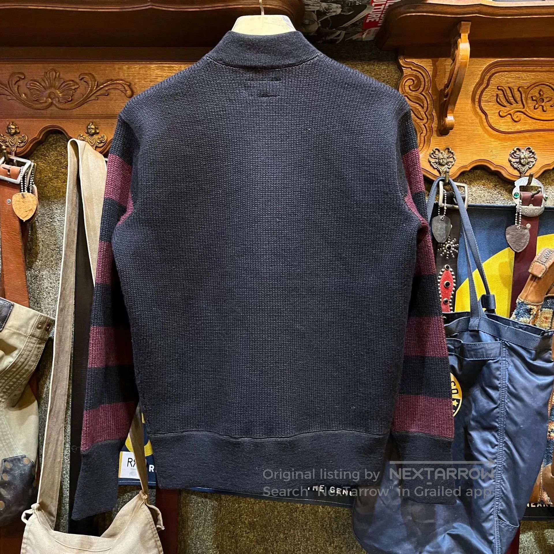 RRL Ralph Lauren Limited Edition Wool Baseball Jacket. Size US M / EU 48-50 / 2 - 2 Thumbnail