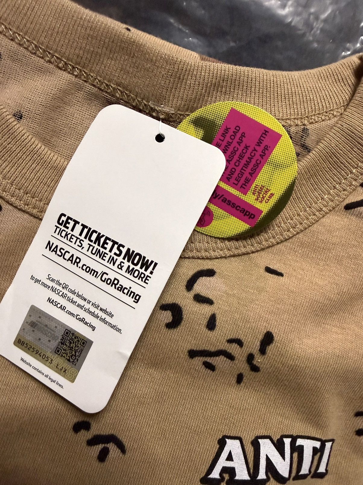 Anti Social Social Club × Neighborhood ASSC X Nascar Tee Size US S / EU 44-46 / 1 - 4 Thumbnail