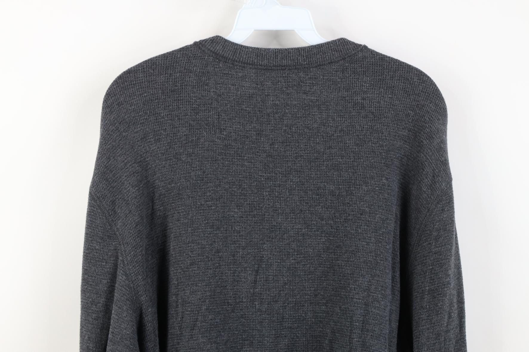 Eddie Bauer Vintage Eddie Bauer Waffle Knit Long Sleeve Henley T-Shirt Size US L / EU 52-54 / 3 - 10 Thumbnail