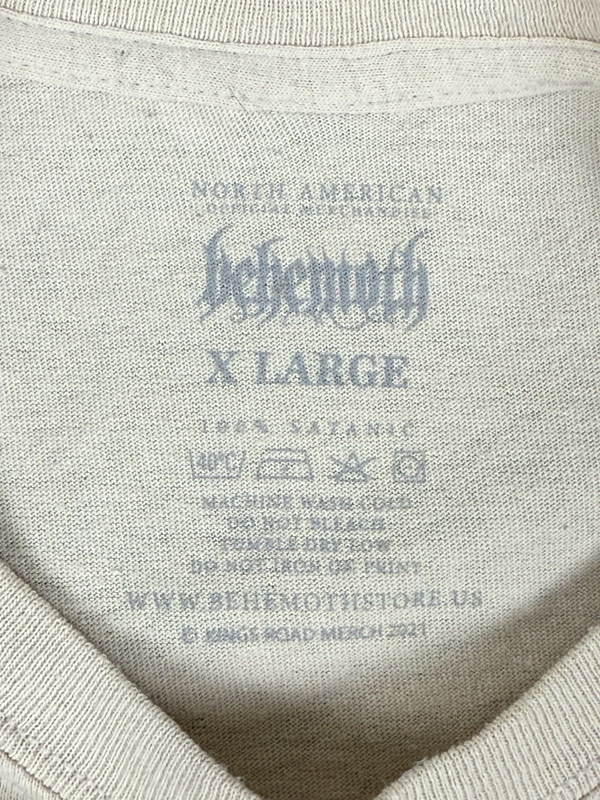 Band Tees × Vintage Behemoth “Clash of the Demigods” Tour Tee Size US XL / EU 56 / 4 - 5 Thumbnail