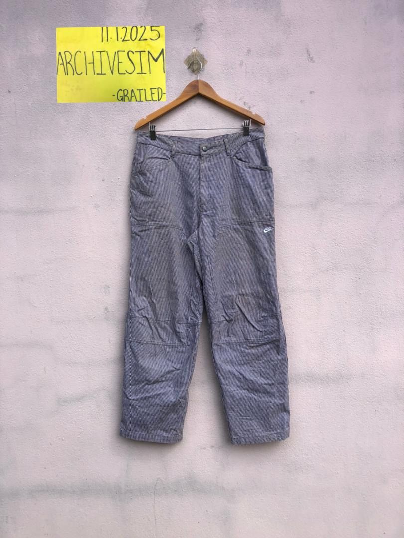 Nike Nike Air Sole Stripe Jail Hickory NAS Pants Size US 32 / EU 48 - 2 Thumbnail