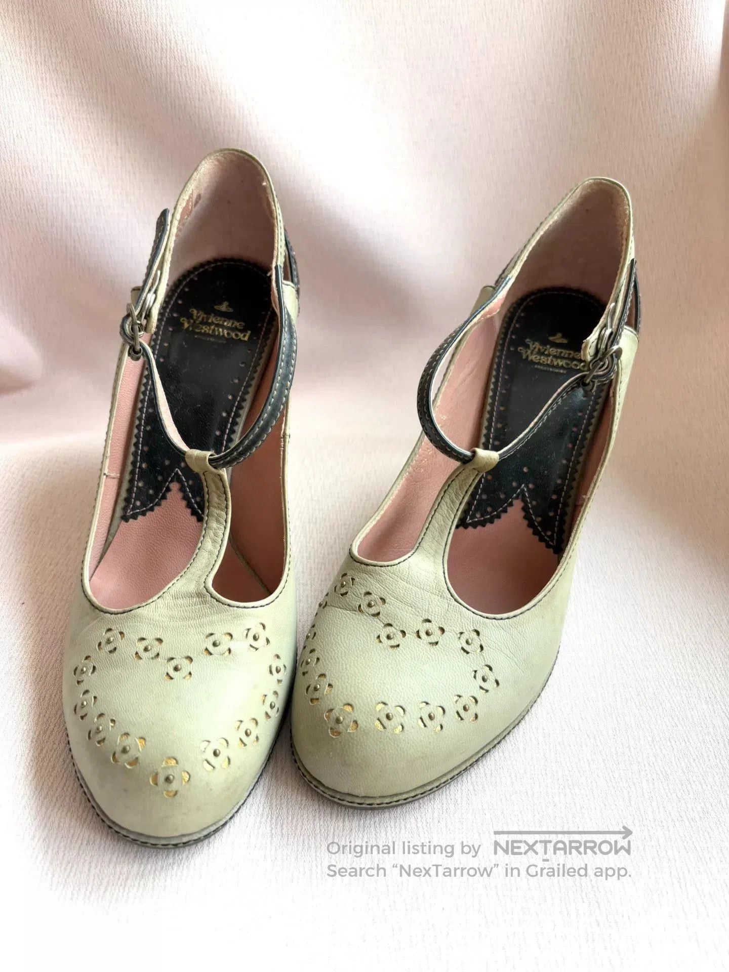 Vivienne Westwood vivienne westwood green heart high heels. Size US 6 / IT 36 - 1 Thumbnail