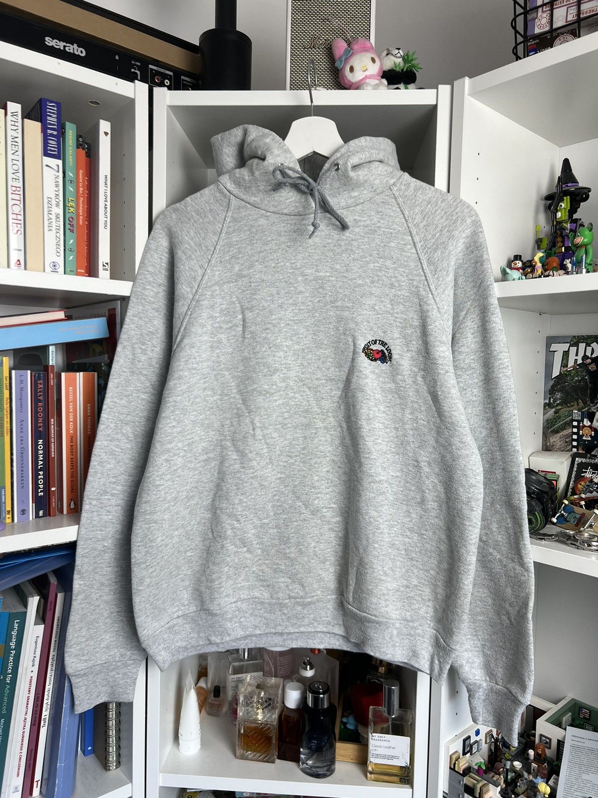Fruit Of The Loom × Vintage Vintage 90s Fruit of the loom basic blank boxy baggy hoodie Size US M / EU 48-50 / 2 - 1 Thumbnail